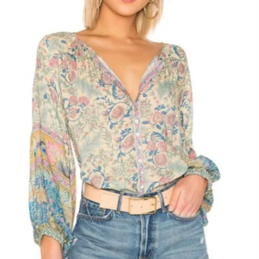 Spell oasis blouse pearl -size small